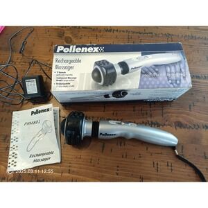 Pollenex Massager Handheld 2 Speed Vibrating rechargeable PHM801G  a15